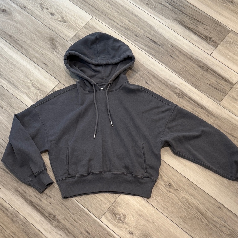 Grey Blue Hoodie